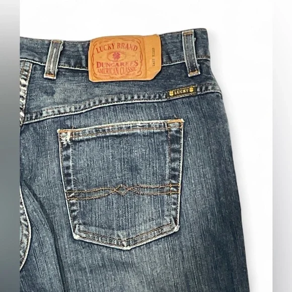 Lucky Brand Dungarees Button Fly Classic Blue Women's Jeans 10 - Picture 5 of 5